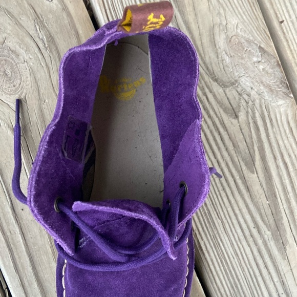 NWOB Dr. Martens Blythe Purple Suede 2-Eyelet Desert Chukka Boot Women's Size 6 - Picture 7 of 13